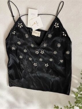 Cami NYC Black Silk